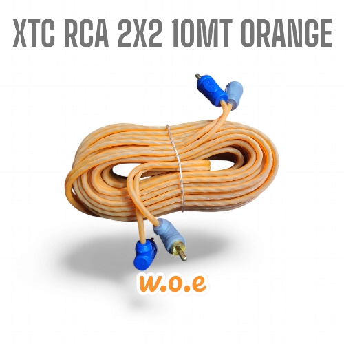 XTC RCA 2X2 MALE 10M STREET 10 ORANGE